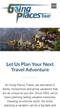 Mobile Screenshot of goingplaces-travel.com